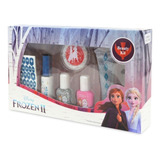 Frozen Beauty Kit Set De Maquillaje Y Uñas Infantil