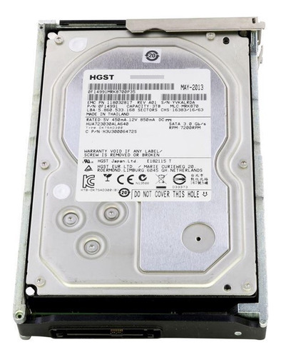 Hd Hitachi Ultrastar 3tb 7200rpm 0f14991