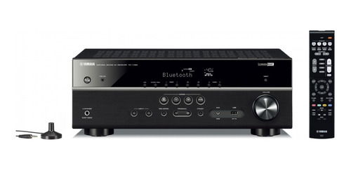 Receiver Yamaha Rx-v385 Bl 5.1ch Bluetooth 4k 3d - Bivolt