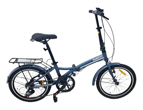 Bicicleta Randers Bke-720 Rodado 20 Plegable 7 Velocidades.