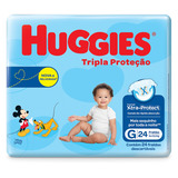 Fraldas Huggies Tripla Proteção G