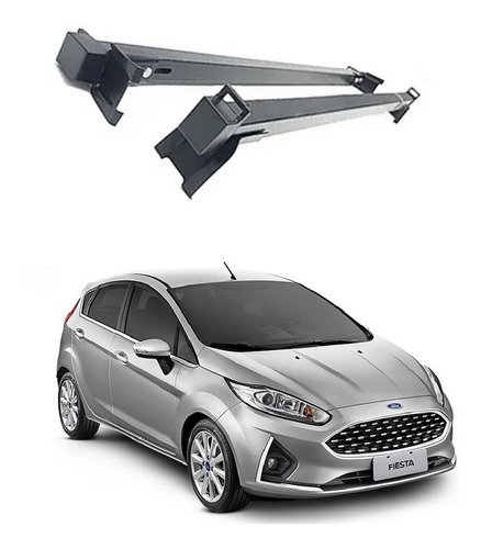 Juego Barras Porta Equipaje Para Ford Fiesta Kinetic Auto