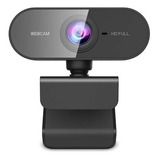 Webcam Usb 1080p Mini Câmera Pc Full Hd Cor Preto