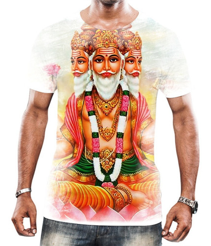 Camiseta Camisa Hinduísmo Deuses Hindu Brahma Religião Hd 2