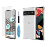 Kit Cristal Uv Y Case Forro Para Celular Google Pixel 7 Pro