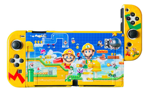Nintendo Switch Oled Super Mario Maker 2 Protector Joy Con