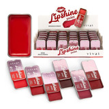 36 Batom Brilhante Lip Shine Pocket Atacado - Vivai  01