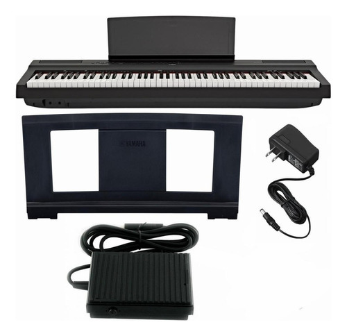 Yamaha Teclado Piano Digital 88 Teclas P125 Color Negro