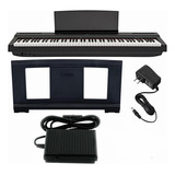 Yamaha Teclado Piano Digital 88 Teclas P125 Color Negro