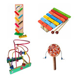 Kit De Brinquedos E Instrumentos Musicais Infantis Lindo