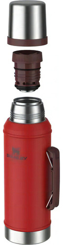 Termo Stanley Original Rojo Lava 950ml Manija Pico Cebador 