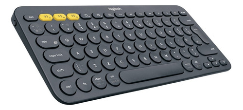 Teclado Bluetooth Multi-device Logitech K380 Black Color Del Teclado Negro Idioma Español