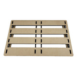 Pedalboard Em Mdf Cru 40x25cm 