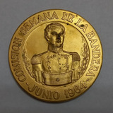 Antigua Medalla Monumento A La Bandera Rosario 1964