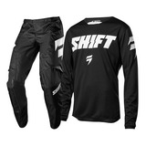 Conjunto Motocross Shift Whit3 2021 Black- Extreme Sportwear