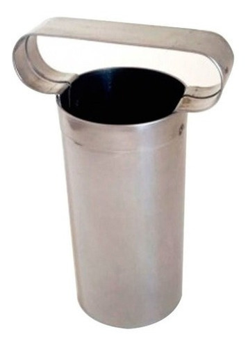 Aro Cortador Furador Central P/ Formas Bolo (10x4cm - Inox)