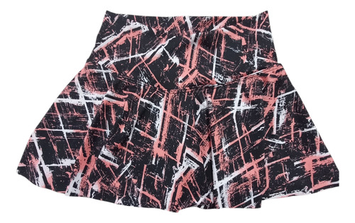 Pollera Short Deportiva Falda Tenis Padel Urbano Volados