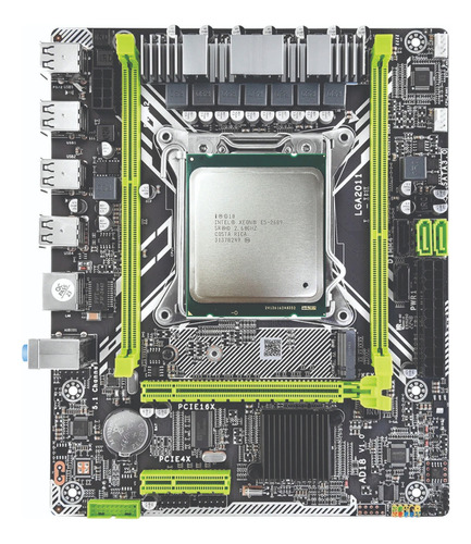 Kit Processador Xeon E5 2689 + Placa Mãe X799 Lga 2011 Cor Preto