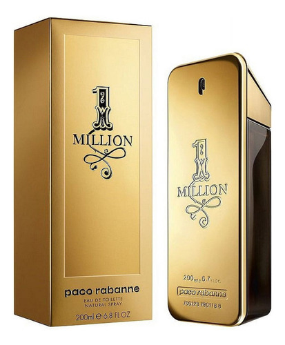 Perfume Paco Rabanne One Million Edt 200ml Hombre