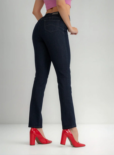Jeans Scandia Cint/alta Pomp Push Up Recto Stretch Mod 2597