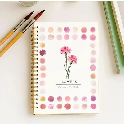 Cuaderno De Acuarela De Animales Y Plantas Papel De Acuarela
