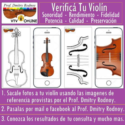 Vtv X Fotos Luthier Verifica Tu Violín - Prof. Dmitry Rodnoy