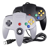 Control Joystick Usb Para Pc Juegos Nintendo (negro - Gris)