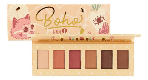 Paleta De Sombras Trendy Boho - g a $1658