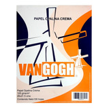 Papel Opalina Van Gogh 125g Crema Carta Con 100 Hojas