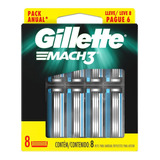 Repuestos Para Afeitar Gillette Mach3 8 Unidades