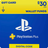 Psn Tarjeta Card $30 Playstation Ps5 Ps4 Prepago En Minutos