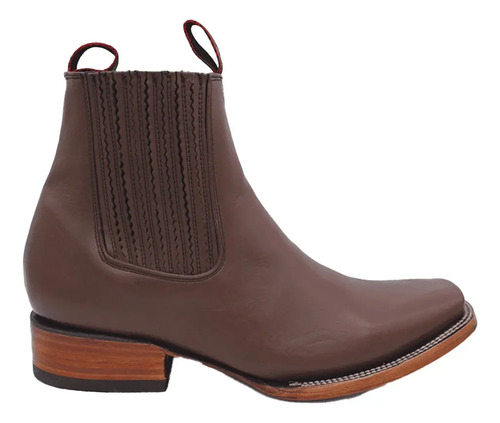 Botín Vaquero Bota Piel Fino Rancho Caballos Charro