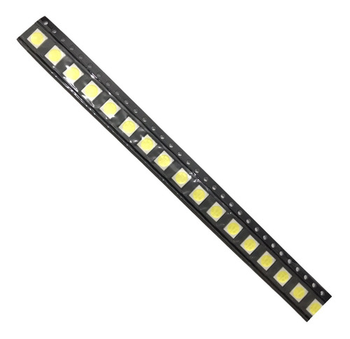 100 Unidades Led Smd 5050 3v Blanco Frio  Alta Luminosidad