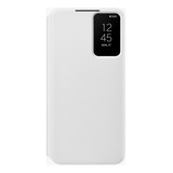 Funda Cover Samsung Galaxy Smart Clear View Cover Blanco Para Samsung Galaxy S22 Plus