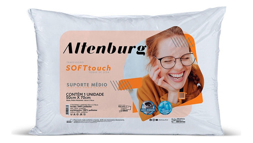 Travesseiro Altenburg Soft Touch 50x70x14cm