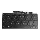 Mini Teclado Externo Con Cable Usb Multimedia Delgado Para E