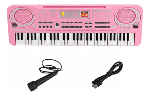 Piano Musical Portátil, Digital Electrónico De 61 Teclado Lj