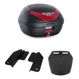 Kit Givi Bau E350n+suporte Sr1175 Bros160 Xre 190 300 Sahara