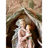 Escultura Arte Sacro Religioso Porcelana Virgen María
