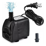 Bomba De Agua Mini Sumergible Acuarios Fuentes 2000l/h 2m