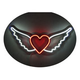 Corazón Con Alas Neón Led Ambientación / Eventos /comercios 