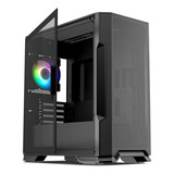 Case Vetroo M03 Micro Atx Mini Itx Negro Con Ventilador Rgb 