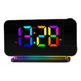 Reloj Despertador Digital Reloj De Proyección Espejo