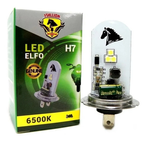 Lâmpada Super Led H7 8000k 35w 12v Farol Moto Carro Grande