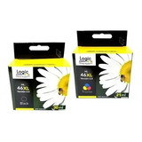 Pack Tinta 46 Xl Negro 30 Ml + Color 21 Ml Logic Alternativo