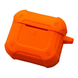 Estuche Silicon Naranja Compatible AirPods 3era Generación 