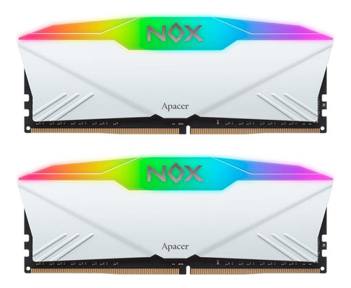 Memoria Apacer Nox, Rgb, 16gb (2x8gb), Ddr4, 3200mhz, C16