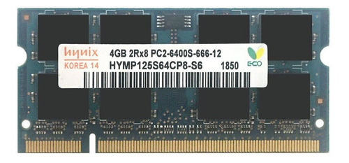 Memoria Para Ordenador Portátil Ram Hynix 4gb Pc2-6400s Ddr2