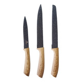 Set Cuchillos 3 Pcs Juegos Cuchillos Cuchillo Asado Cocina