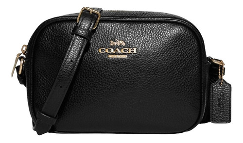 Bolsa Coach Mujer Piel Crossbody Mini Jamie Camera Black